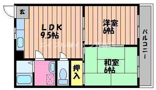 プチパール77　Bの物件間取画像